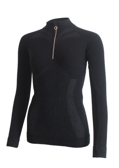 Lasting MAZALA 9090 černé dámské merino triko Velikost: XS