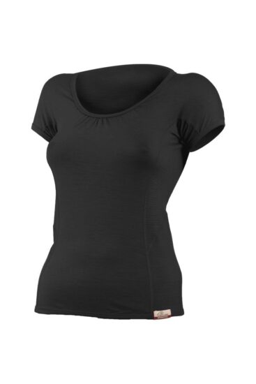 Lasting MONA 9090 černé dámské merino triko Velikost: XL