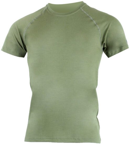 Lasting QUIDO 6010 zelené pánské merino triko Velikost: L