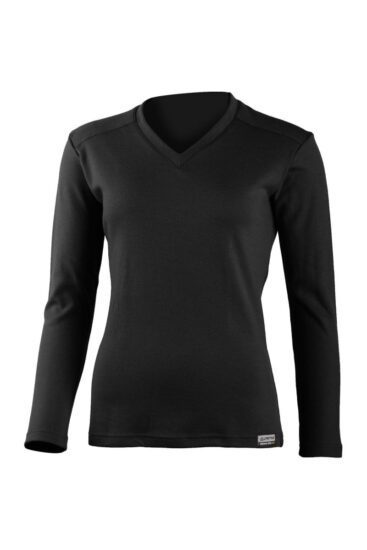 Lasting STELA 9090 černá dámská merino mikina Velikost: XL