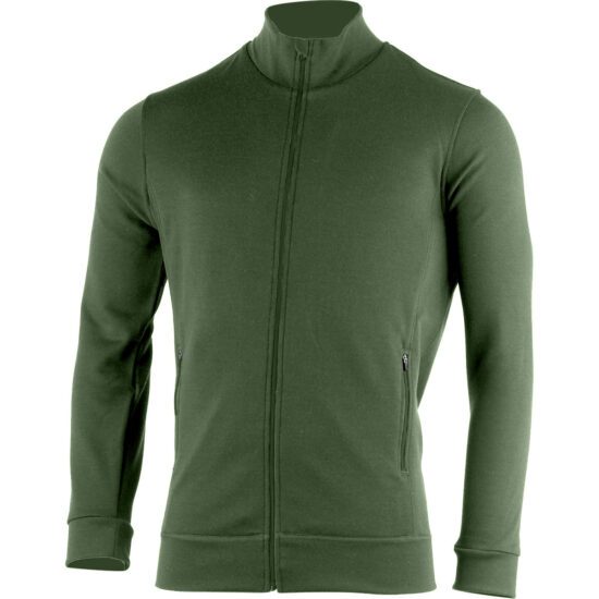 Lasting THERM 6262 zelená pánská merino mikina Velikost: XXL 8596445239683