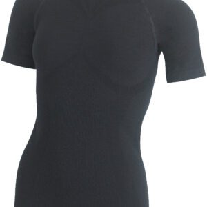 Lasting WALBA 9999 černé dámské merino triko Velikost: S/M