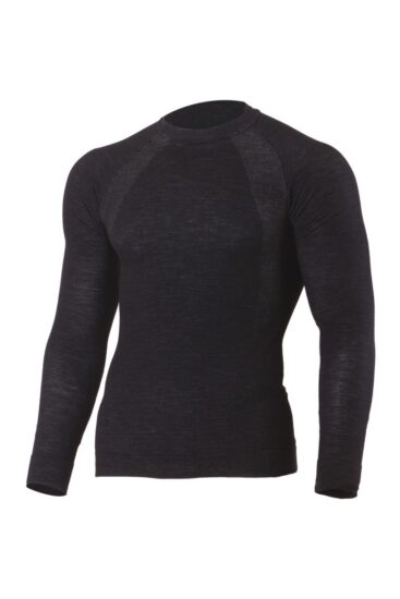 Lasting WAPOL 9090 černé pánské merino triko Velikost: XXS/XS