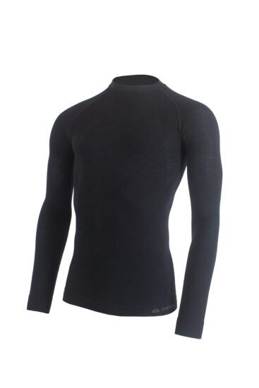 Lasting WAPOL 9999 černé pánské merino triko Velikost: S/M