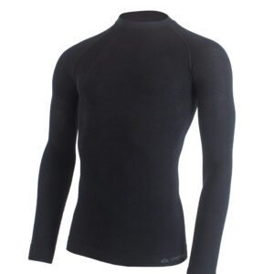 Lasting WAPOL 9999 černé pánské merino triko Velikost: XXL/3XL