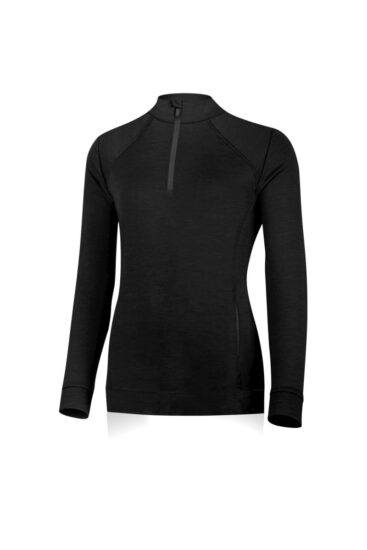 Lasting WARMINA 9099 černá dámská merino mikina Velikost: XL