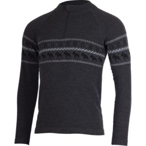 Lasting WARON 8169 šedé pánské merino triko Velikost: S/M