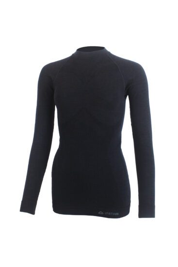 Lasting WATALA 9999 černé dámské merino triko Velikost: XXL/3XL