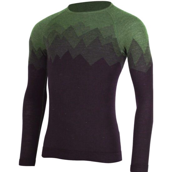 Lasting WELOR 6169 zelené pánské merino triko Velikost: XXL/3XL
