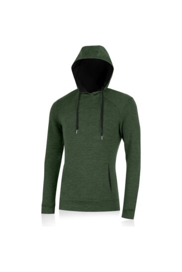 Lasting WERICH 6169 zelená pánská merino mikina Velikost: L