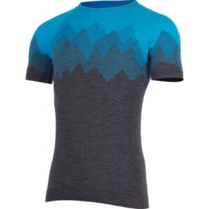 Lasting WESOR 5158 modré pánské merino triko Velikost: S/M