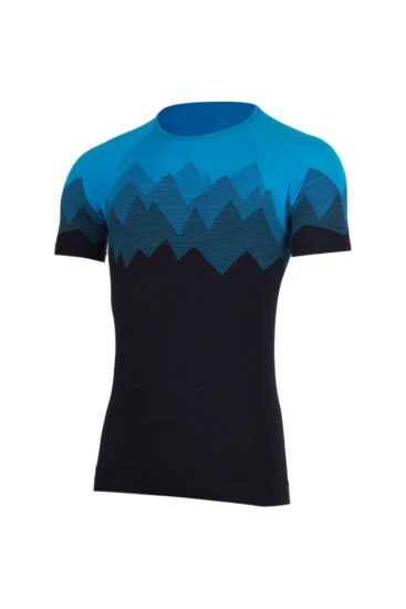 Lasting WESOR 5159 modré pánské merino triko Velikost: L/XL