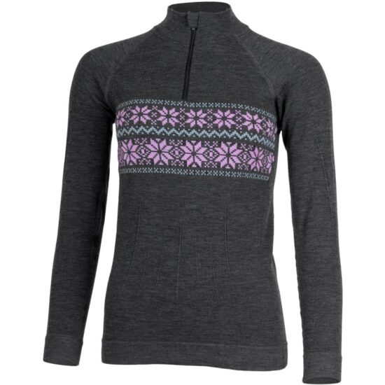 Lasting WIGI 8N40 šedé dámské merino triko Velikost: S/M 8595067905587