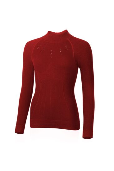 Lasting WILMA 3160 červená dámské merino triko Velikost: L/XL