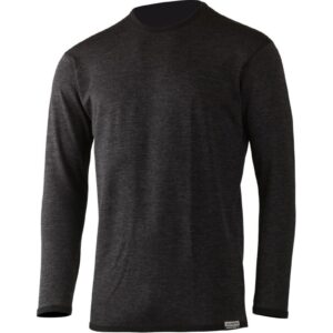 Lasting WINKL 3186 šedá pánská merino mikina Velikost: XXL 8596445005400