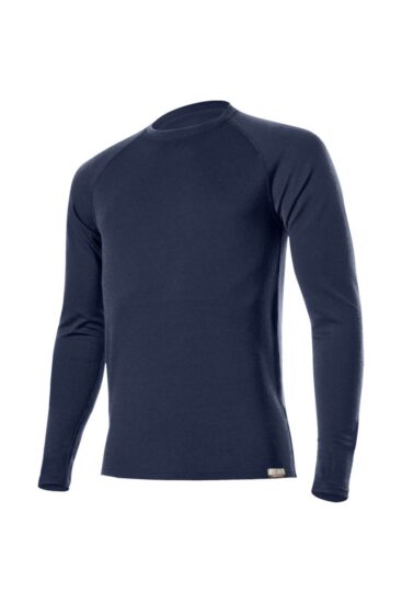 Lasting WITY 5252 modrá pánská merino mikina Velikost: XL