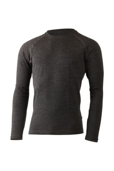 Lasting WITY 8169 šedá pánská merino mikina Velikost: XXL