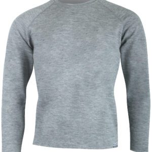 Lasting WITY 8484 šedá pánská merino mikina Velikost: L