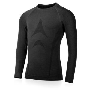 Lasting WOLF 8080 šedé pánské merino triko Velikost: 2XL/3XL