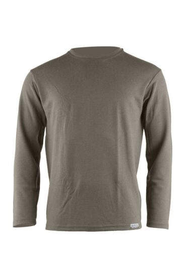 Lasting WOLK 7373 hnědá pánská merino mikina Velikost: M