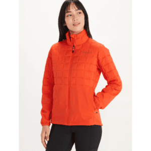 Marmot Women's Echo Featherless Hybrid Jacket - red sun Velikost: L