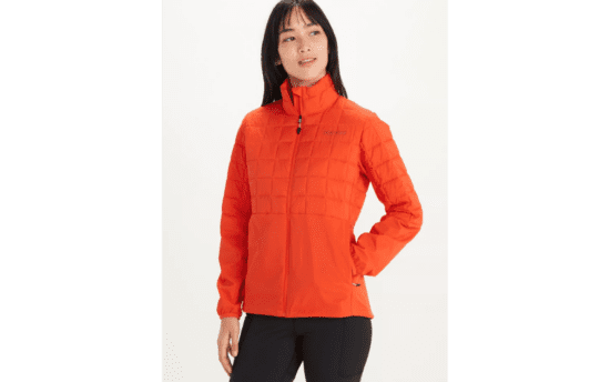 Marmot Women's Echo Featherless Hybrid Jacket - red sun Velikost: M
