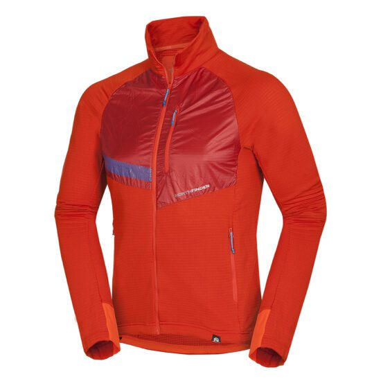 Northfinder STRAZOV pánská mikina red orange MI-3736PRO-363 Velikost: XL 8584153281438