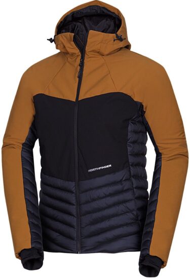 Northfinder WATSON pánská bunda mustard black BU-5243OR-579 Velikost: 2XL 8584153574110