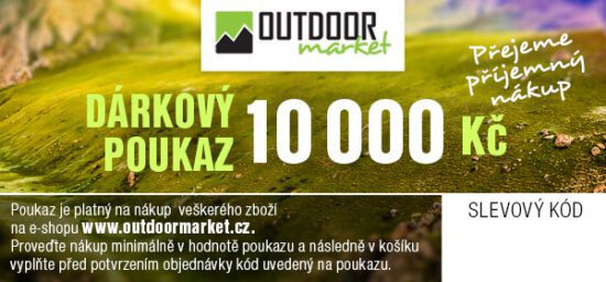 Outdoormarket Dárkový poukaz Hodnota: 10000