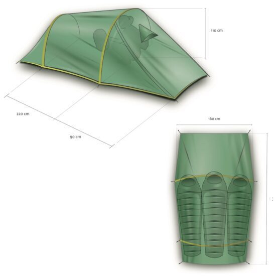 Rockland TRAIL stan pro tři osoby 5902020307563 - Obrázek 2