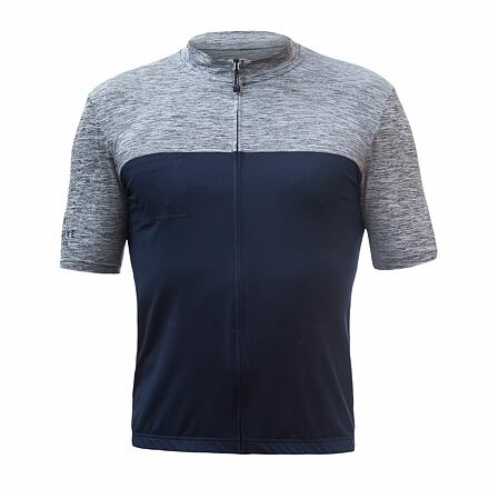 SENSOR CYKLO MOTION pánský dres kr.rukáv celozip deep blue/šedá Velikost: L 8592837080383