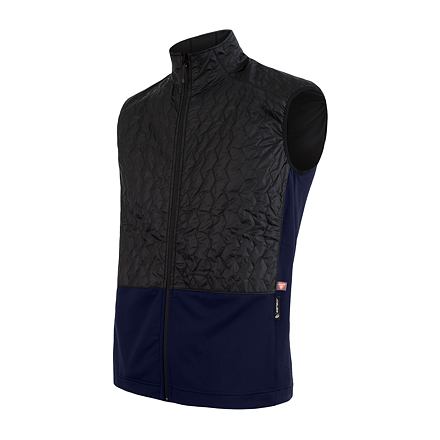 SENSOR INFINITY ZERO pánská vesta černá/deep blue Velikost: XXL 8592837076744