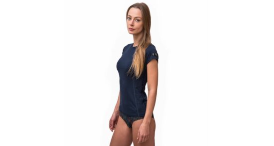 SENSOR MERINO ACTIVE dámské triko kr.rukáv deep blue Velikost: L - Obrázek 2