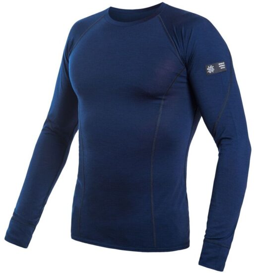 SENSOR MERINO ACTIVE pánské triko dl.rukáv deep blue Velikost: M
