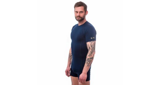 SENSOR MERINO ACTIVE pánské triko kr.rukáv deep blue Velikost: S - Obrázek 2