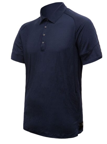SENSOR MERINO ACTIVE polo pánské triko kr.rukáv deep blue Velikost: S 8592837093932