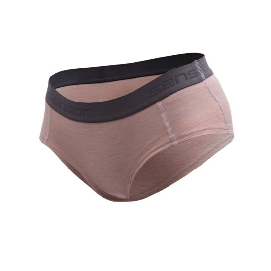 SENSOR MERINO AIR 3-PACK dámské kalhotky černá/dusty pink/port red Velikost: XL - Obrázek 2