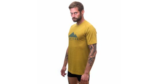 SENSOR MERINO AIR PT EXPLORE pánské triko kr.rukáv mustard Velikost: XXL - Obrázek 2