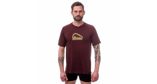 SENSOR MERINO AIR PT SUMMIT pánské triko kr.rukáv port red Velikost: XL - Obrázek 2