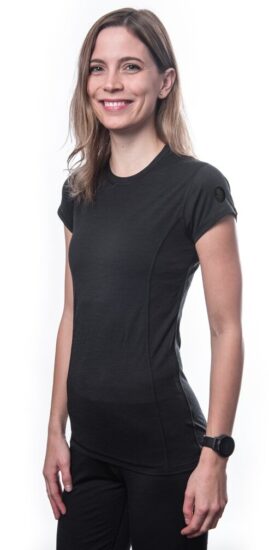 SENSOR MERINO AIR dámské triko kr.rukáv černá 23200021-00 Velikost: XL - Obrázek 2