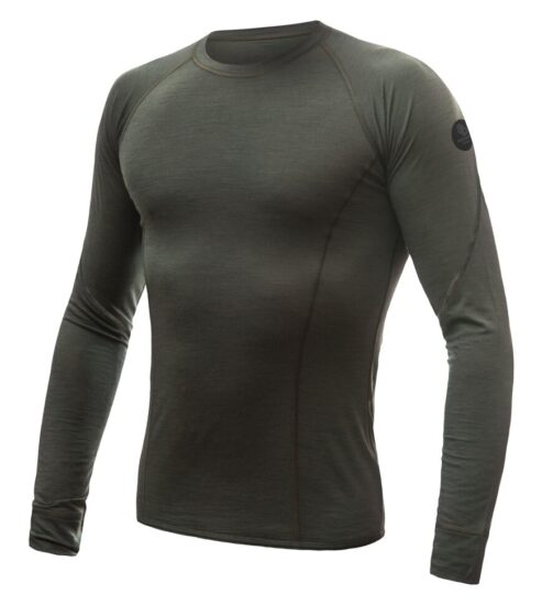 SENSOR MERINO AIR pánské triko dl.rukáv olive green Velikost: M