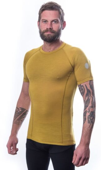 SENSOR MERINO AIR pánské triko kr.rukáv mustard 23200004-02 Velikost: XL - Obrázek 2