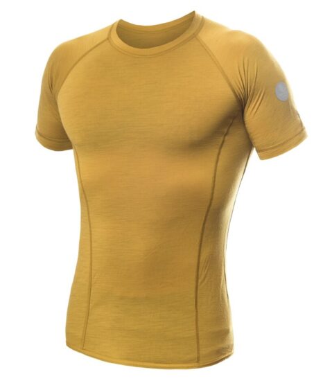 SENSOR MERINO AIR pánské triko kr.rukáv mustard 23200004-02 Velikost: XL