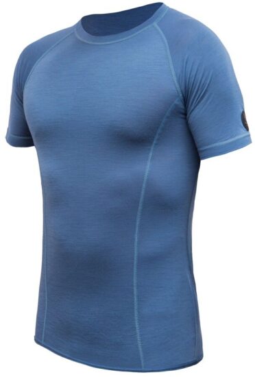 SENSOR MERINO AIR pánské triko kr.rukáv riviera blue Velikost: M
