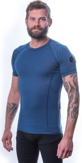 SENSOR MERINO AIR pánské triko kr.rukáv tm.modrá 23200003-01 Velikost: XXL - Obrázek 2