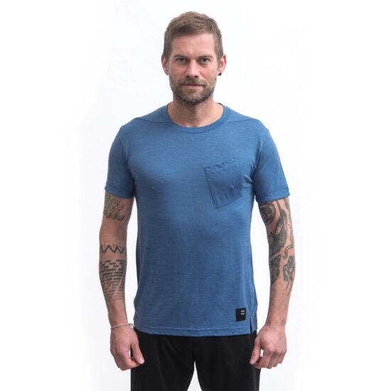 SENSOR MERINO AIR traveller pánské triko kr.rukáv riviera blue Velikost: XXL - Obrázek 2