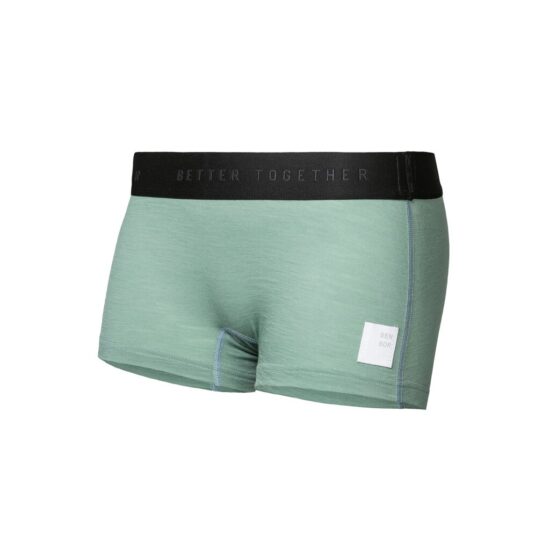 SENSOR MERINO CORDURA dámské kalhotky s nohavičkou basil green Velikost: L