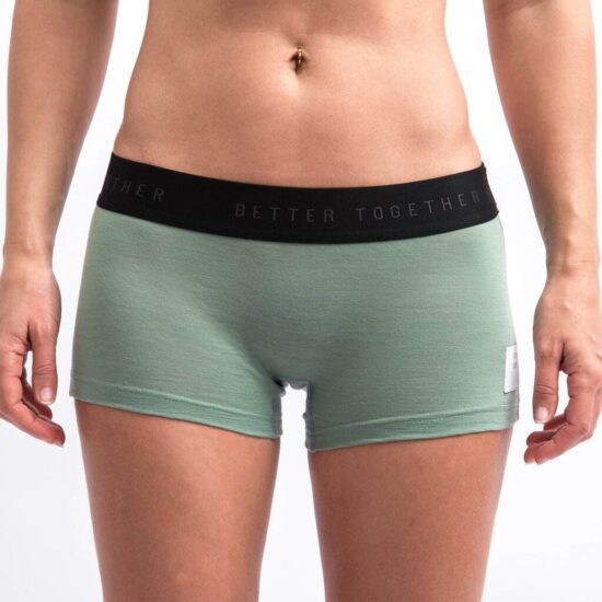 SENSOR MERINO CORDURA dámské kalhotky s nohavičkou basil green Velikost: XL - Obrázek 2