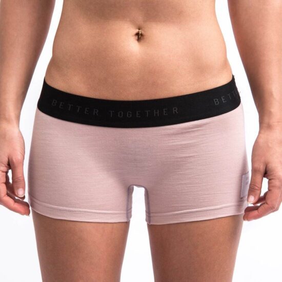 SENSOR MERINO CORDURA dámské kalhotky s nohavičkou dusty pink Velikost: M - Obrázek 2