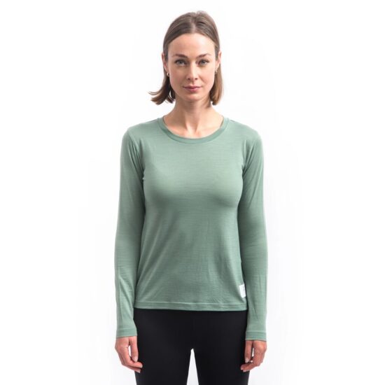 SENSOR MERINO CORDURA dámské triko dl.rukáv basil green Velikost: M - Obrázek 2